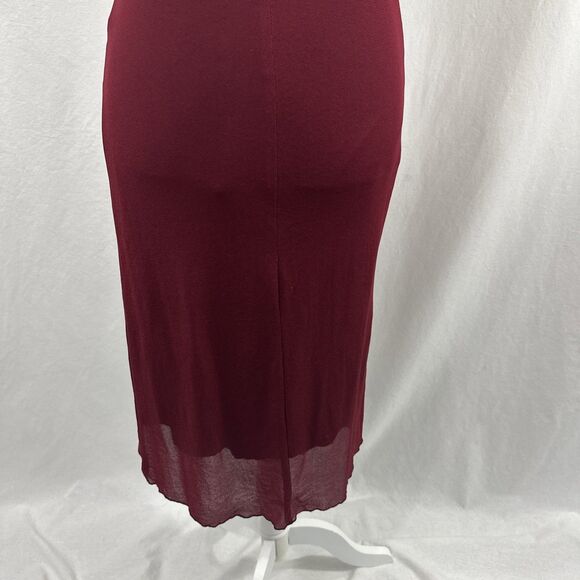 Speechless Y2K Red Halter Asymmetrical Bow Midi Dress Womens S Dark Whimsical - Picture 9 of 12